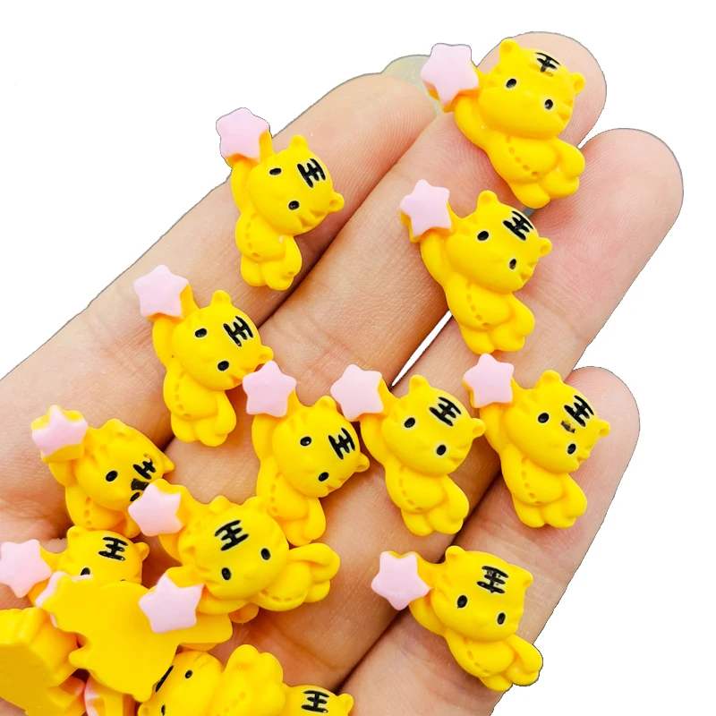 

20 шт., новые милые животные, тигр, кабошоны из смолы с плоской спинкой, скрапбукинг, наушники «сделай сам», шпилька, ювелирные изделия, украшения для рукоделия, аксессуары A127