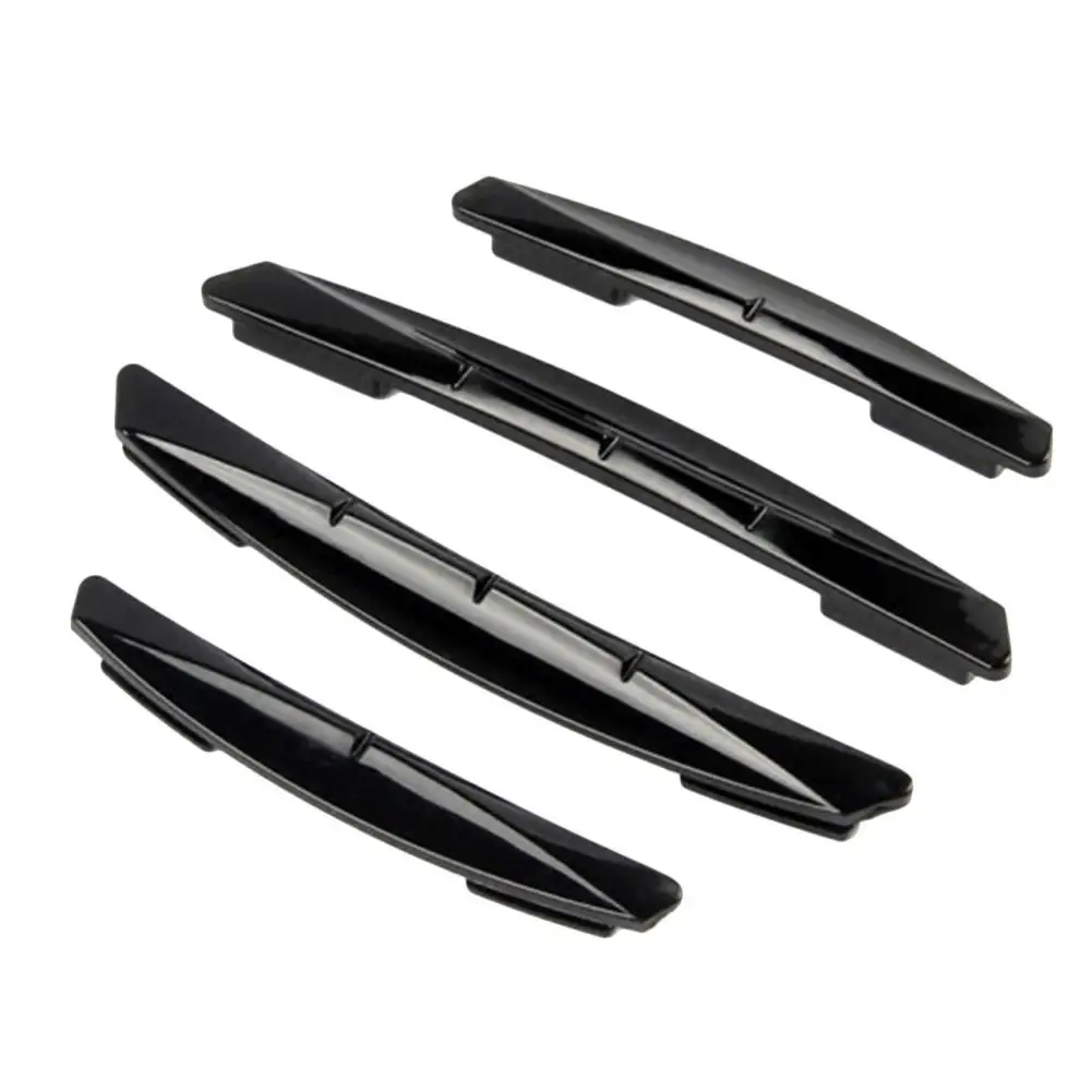 

4PCS Rubber Door Anti-collision Strip Car Door Sticker Invisible Rubber Strip Anti-scratch Protective Strip Exterior Parts