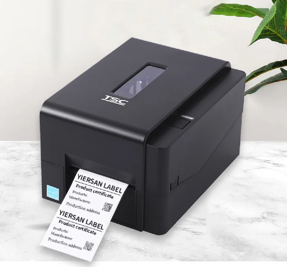 Купи High quality TSC TE200 Transfer Ribbon printer Desktop Thermal Barcode Shipping Label Printer for Receipt Bill Printing за 16,714 рублей в магазине AliExpress