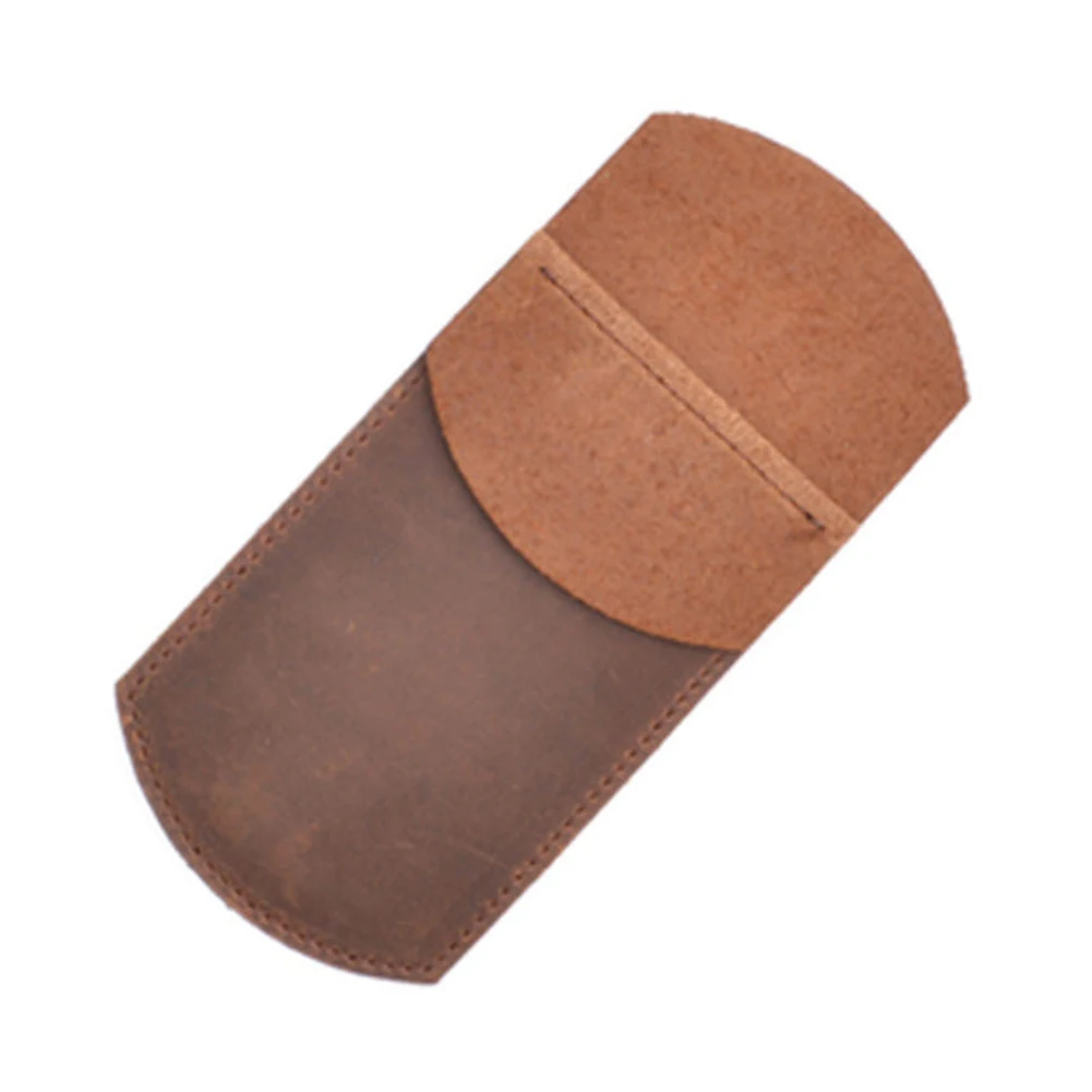 

Карманный Протектор, держатель для ручек, портативные школьные принадлежности в стиле ретро, прочный Чехол ручной работы из искусственной ...