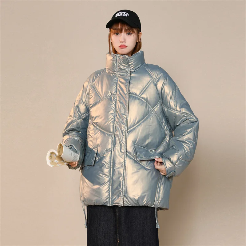 2022 New Cotton Coat for Women Autumn and Winter Thin and Fashionable Down Cotton Coat and Cotton Jacket Women