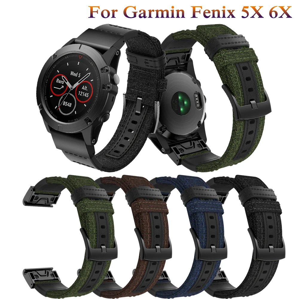 Фото Быстросъемный ремешок 26 мм для Garmin Fenix 5X 5XPLUS, модные браслеты для часов Garmin Fenix 3, сменные аксессуары для браслетов №1