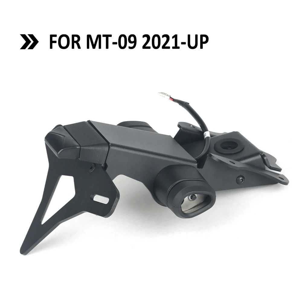 

Задний короткий хвост для мотоцикла Yamaha MT-09 MT09 MT 09 2021 2022 2023 2024 аккуратный держатель номерного знака комплект кронштейнов