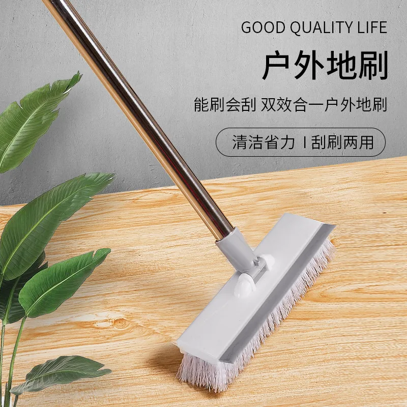 

Bathroom Long Handle Hard Bristle Floor Cleaning Brushes Scrubbing Floor Brushes Dead Corners Ceramic Tile Gaps Floor Brushes
