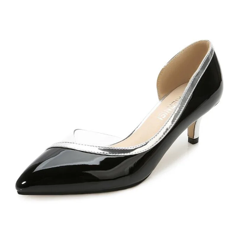 

Side Empty High Heels Pumps Commuting Shopping Fashion Sexy Design Shoes Women Business Casual Pointed Toe Large Size