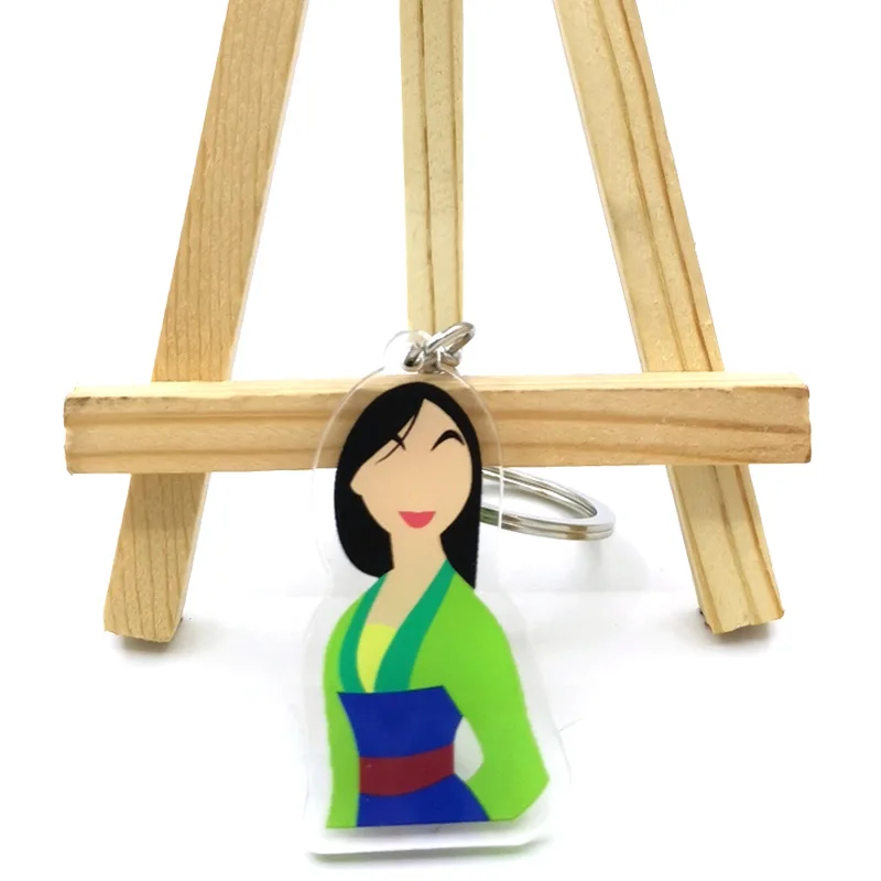 

Mulan Key lanyard Car KeyChain ID Card Pass Gym Mobile Phone Badge Kids Key Ring Holder Jewelry Decorations