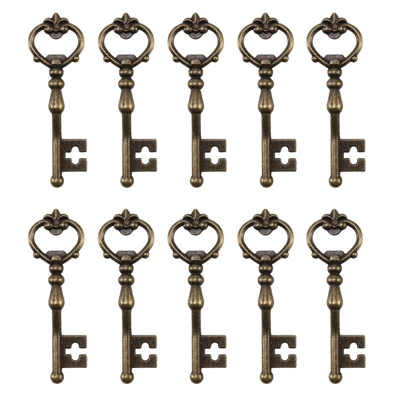

Античные бронзовые ручки из цинкового сплава ручки-антикварные декоративные ручки в форме ключа для кухни