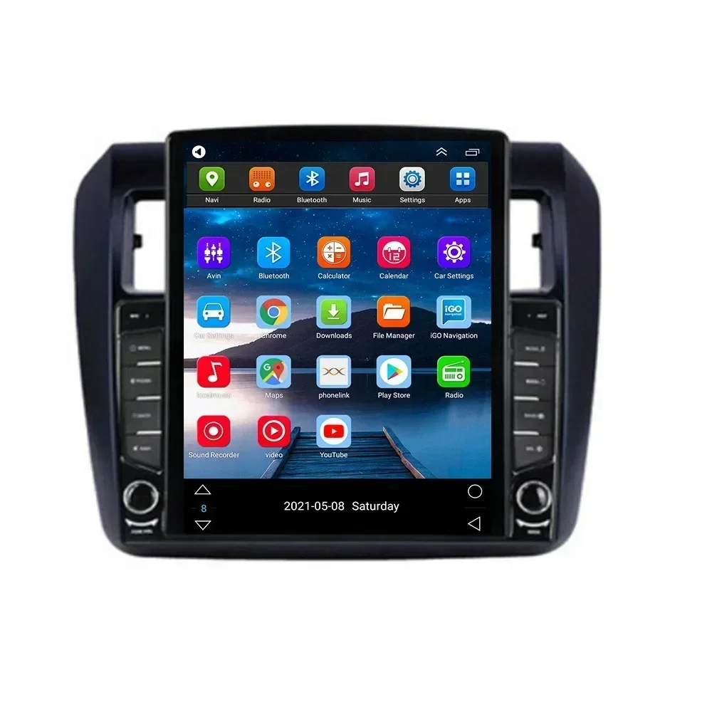 Для Tesla Style 2Din Android13 Автомобильный радиоприемник для TOYOTA Agya Wigo 2013 2014-35
