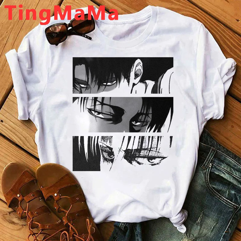 

Attack on Titan Shingeki No Kyojin tshirt summer top female vintage streetwear aesthetic clothes t-shirt aesthetic