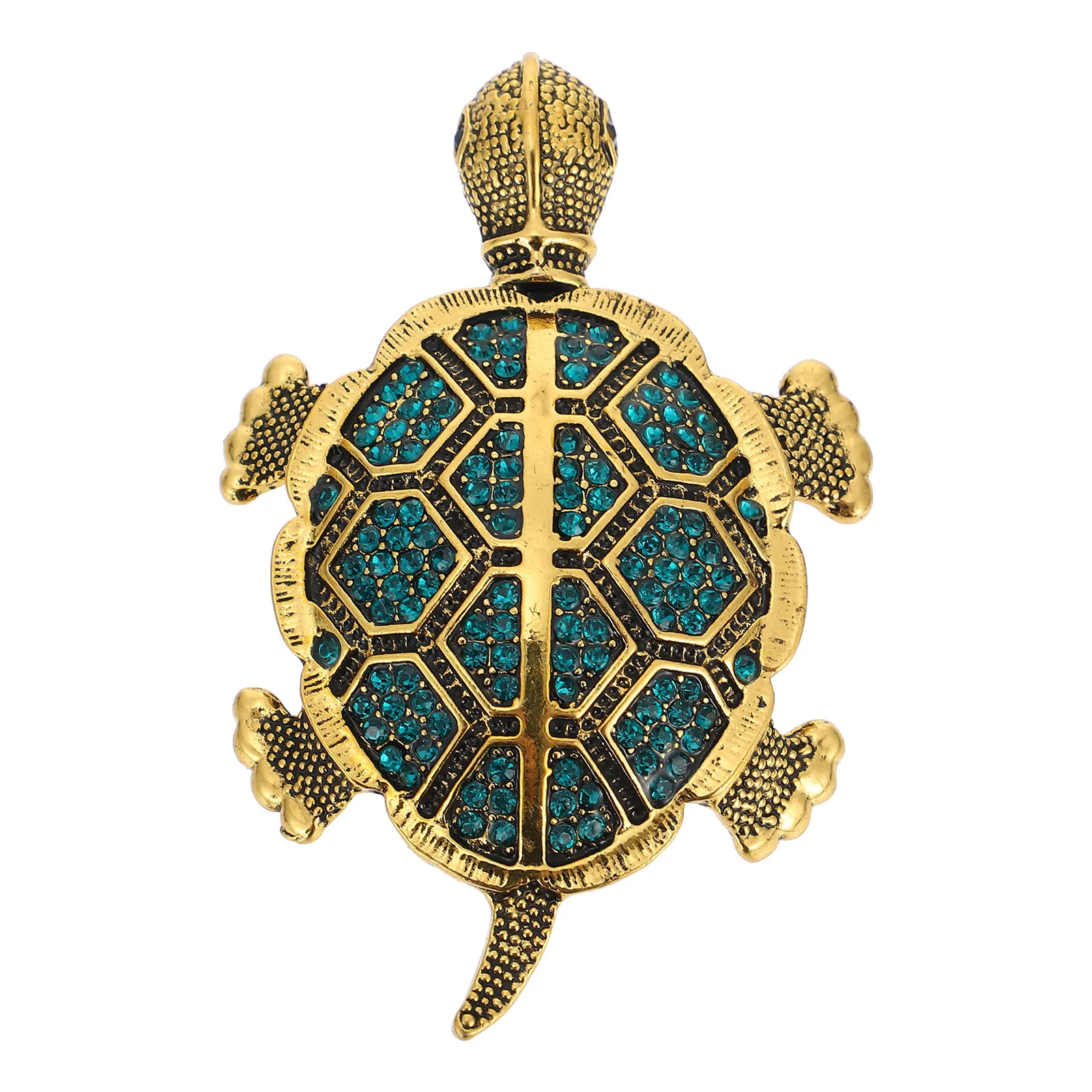 

Rhinestone Tortoise Turtle Brooch Clip Decoration for Clothes Bag Hat Suit Dress