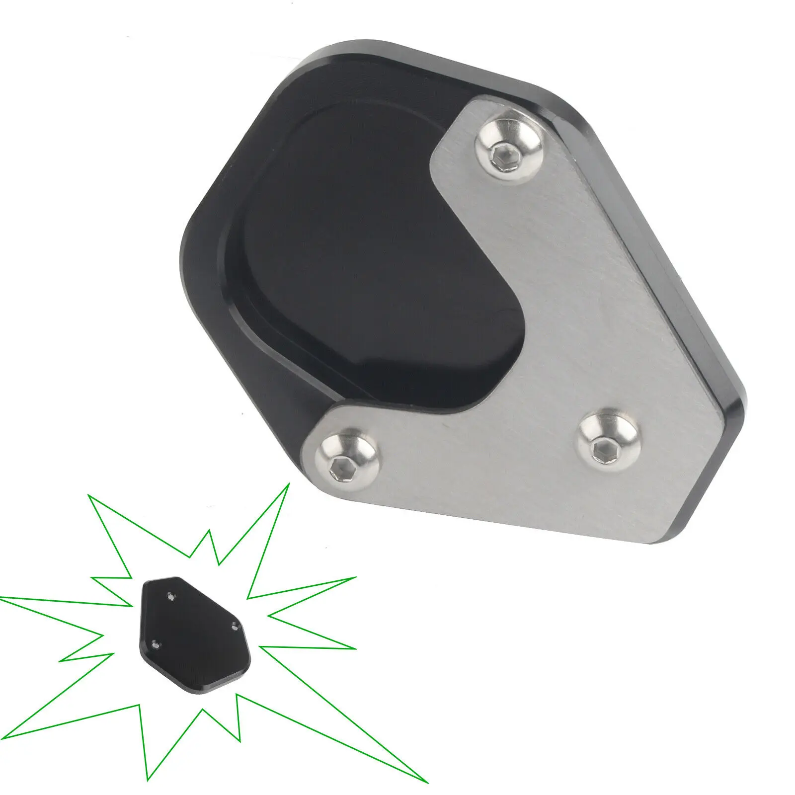 

For MOTO GUZZI V85TT 2020-2021 kickstand sidestand stand extension enlarger pad