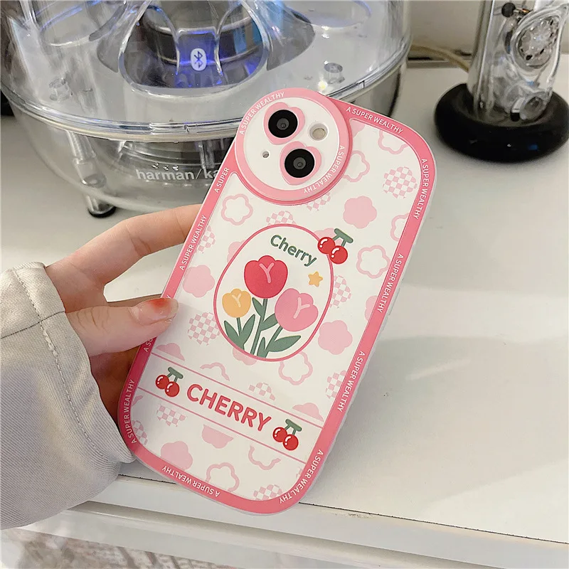 

Прозрачный чехол в стиле ретро для iPhone 13 11 12 Pro Max Xs Max XR X 7 8 Plus