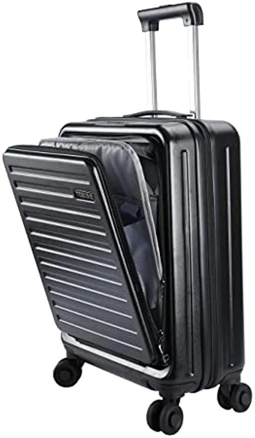 With Front Zipper Pocket & Expandable, Lightweight Abs+pc Ha