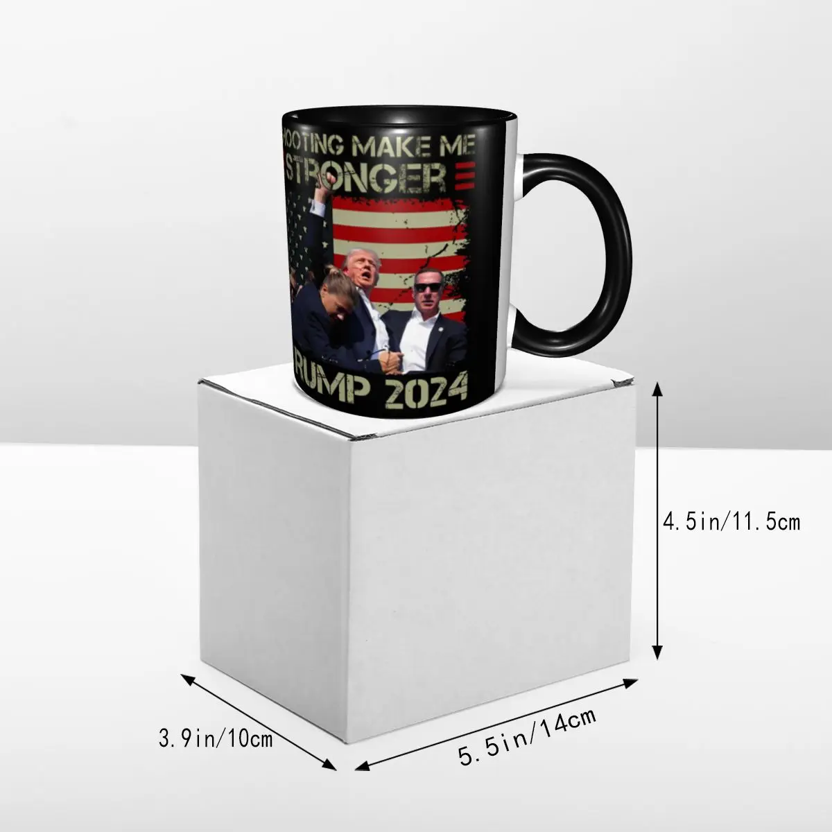 2024 стрельба Трампа делает меня сильнее Merch кофейные кружки новинка поддержка для