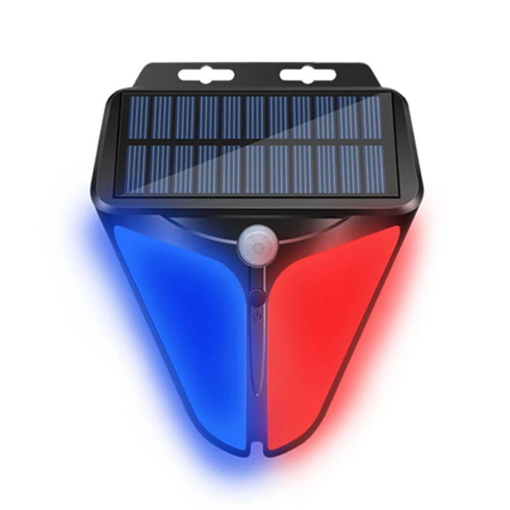 

Garden Security Lamp Stroboscope Strobe Solar Light Decibels Anti Theft Strobe Alarm Lamp Motion Sensor Safety Light