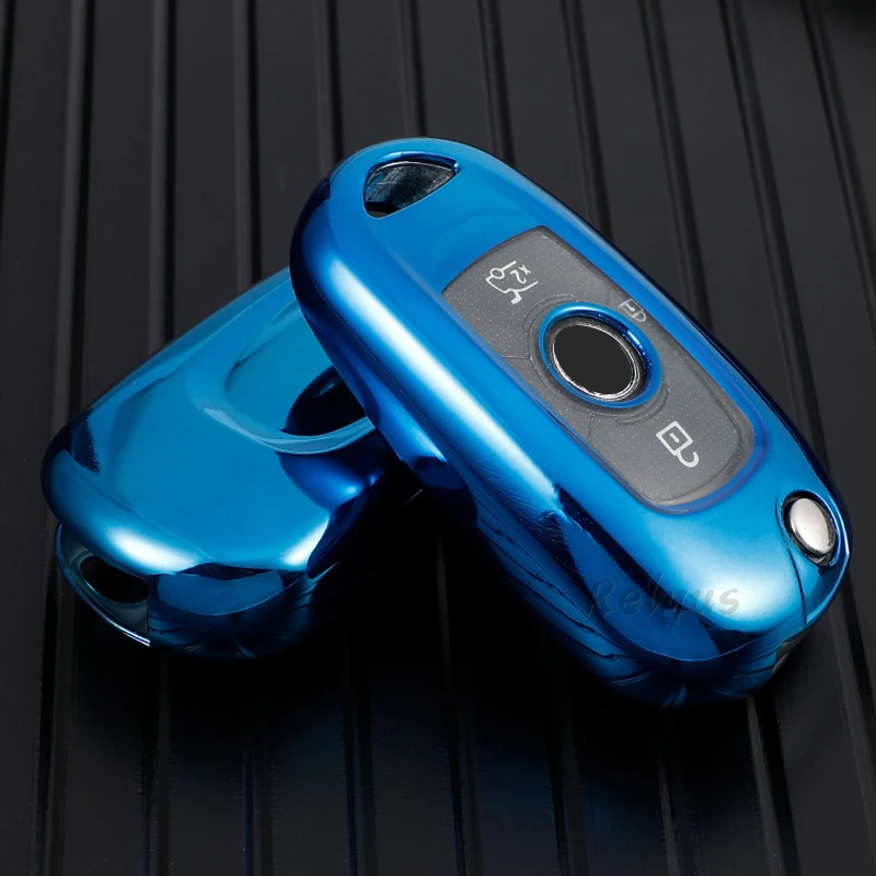 

TPU Car Key Case Cover for Buick Verano Encore GX GL6 for Opel Vauxhall Astra K Corsa E Transparent Key Protector Shell