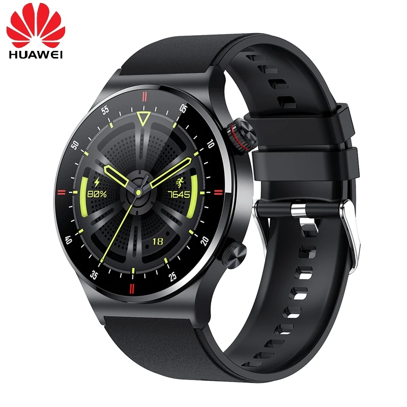 

Huawei Qw33 Smart Watch Men Sports Fitness Tracker Waterproof Multifunction Smartwatch Bluetooth Call Watches For Android