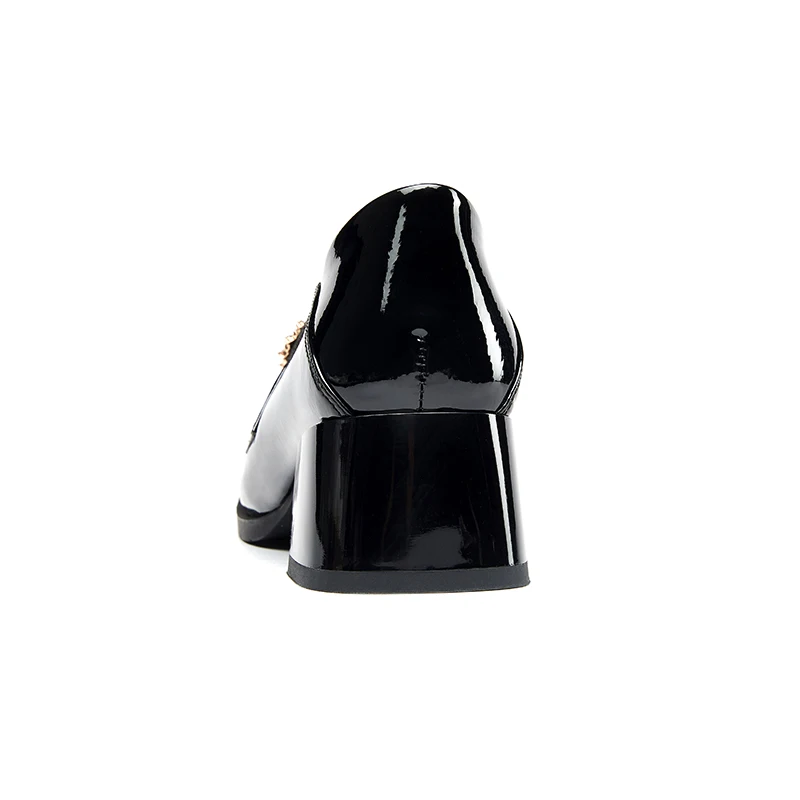 Kangnai Pumps Women Shoes Microfiber High Heels Square Toe Mules Slip-on Fashion Elegant Female Shoes