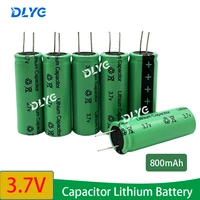 3 7v 16450 rechargeable lithium titanate capacitor battery fast charge 800mah for model aircraft electronic toys audio led light