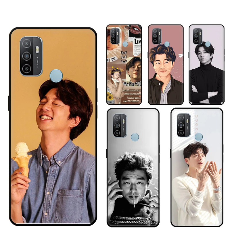 Чехол Kpop Gong Yoo для Oppo A40 A60 A80 A98 A78 A18 A38 A58 A16 A76 A96 A17 A77 A74 A94 A54 A57S A15 Cover