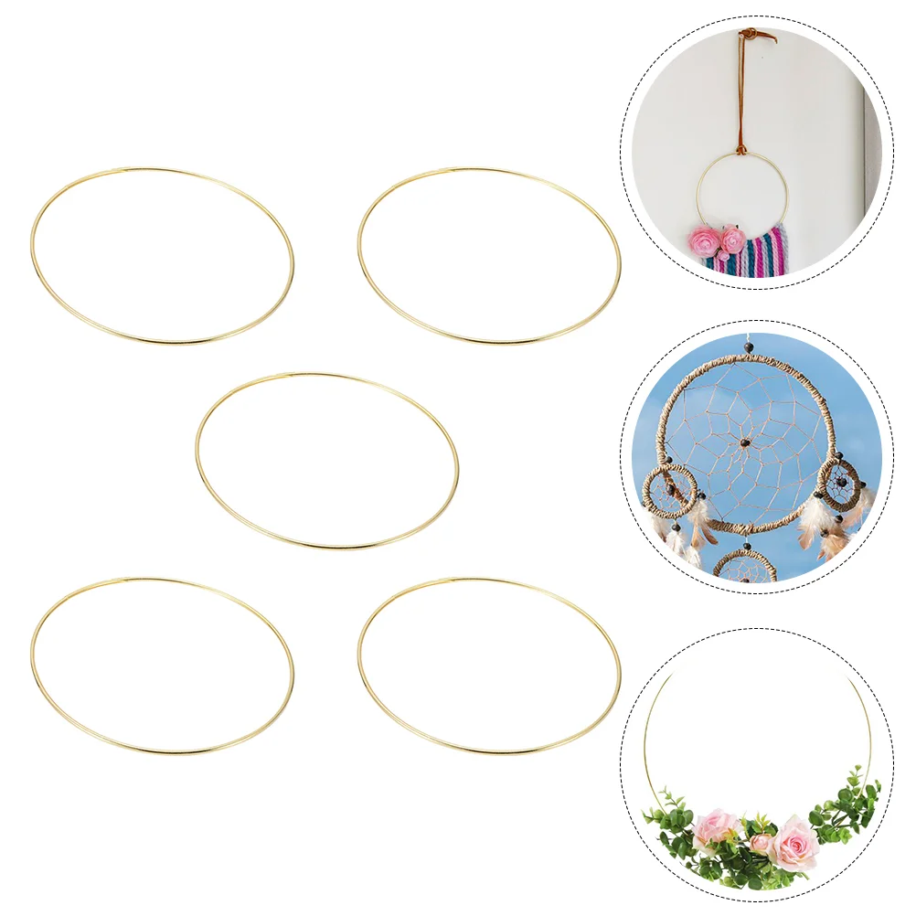 

Decorative Circle Ring Multi-purpose Iron Ring DIY Dream Catcher Tool Multi-Purpose Accessory Simple White Frames