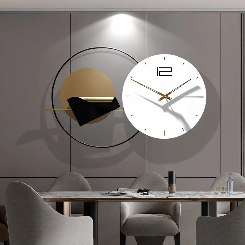 

Movement Mechanism Wall Clock Nordic Design Home Luxury Wall Clock Interior Metal Decoracion Para El Hogar Minimalist Decor