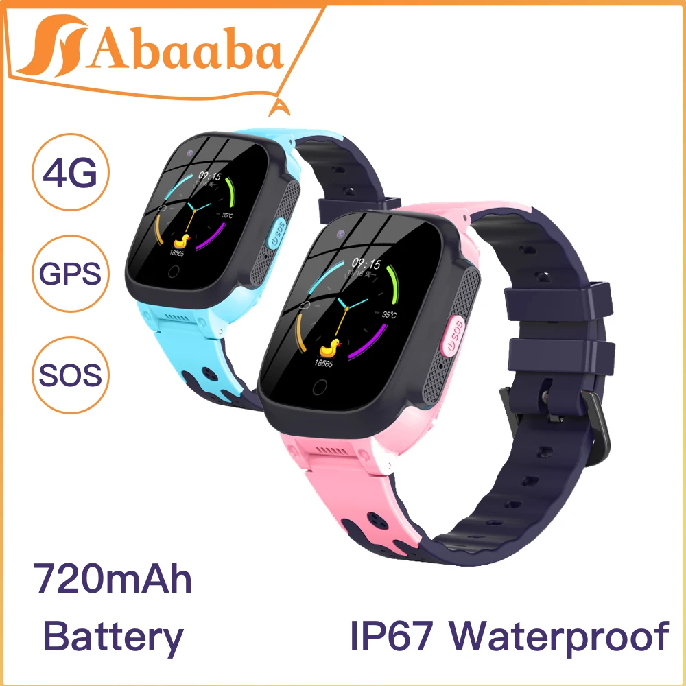 

4g smart fitness watch Waterproof kid Elderly SOS gps tracker temperature measurement Digital Electronic wrist connected watches