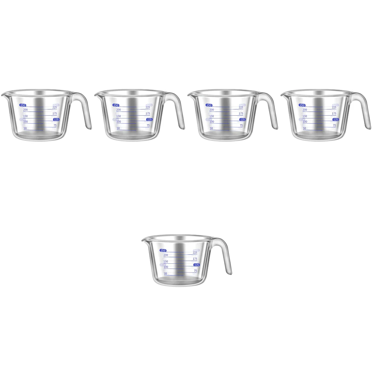 

5x Heavy Duty Holder Measuring Cup Apartment Essentials Large Capacity Cup Measuring Cup for Kitchen Home Restaurant