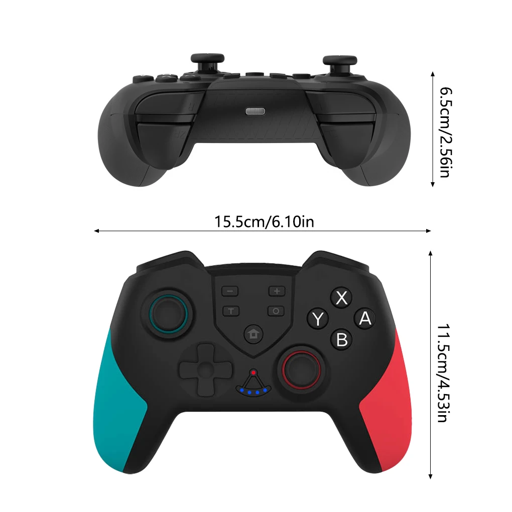 

Wireless Bluetooth Controller Gamepad for Nintendo Switch Controller with Gyroscope Dual Vibration Wake-Up Function
