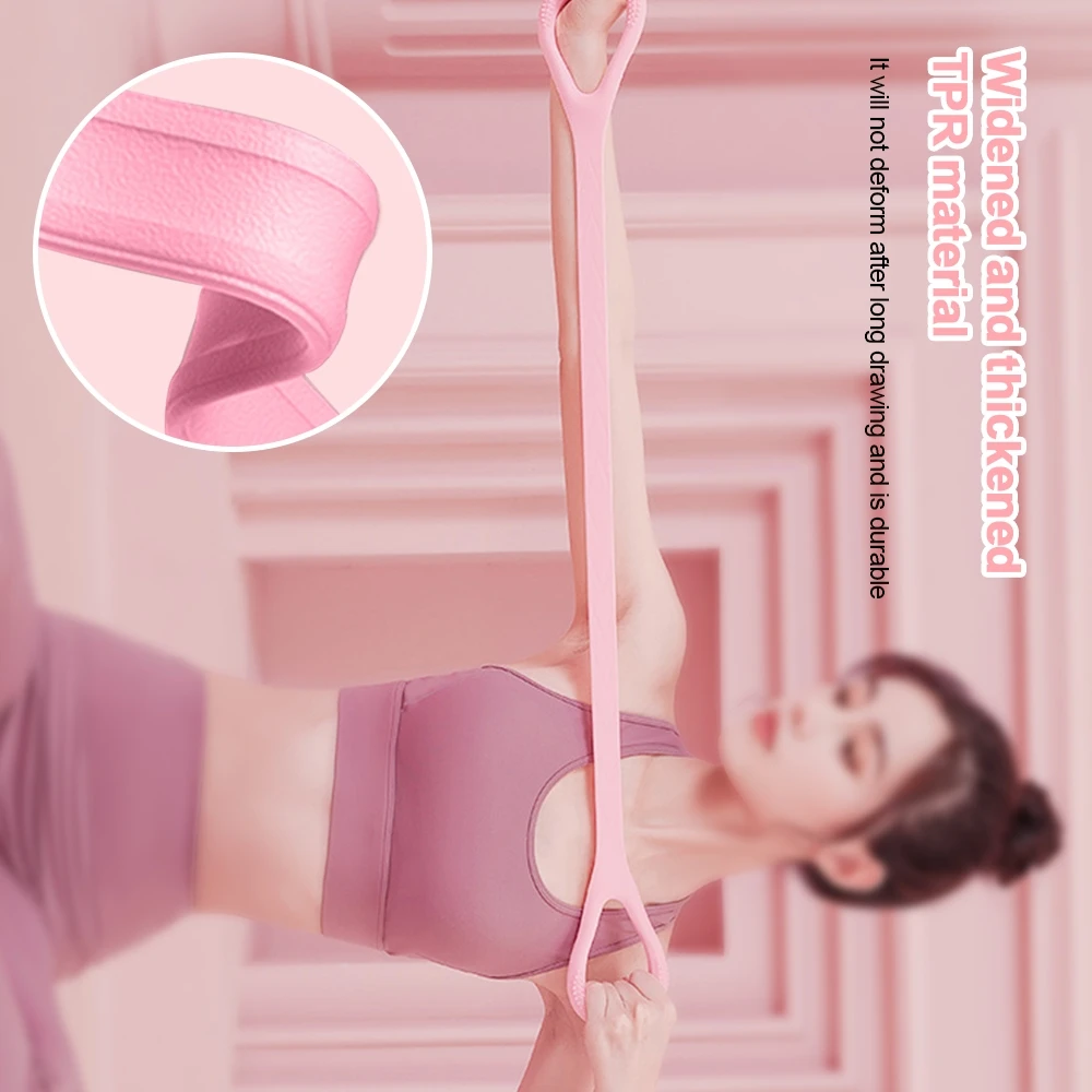 

36cm/50cm Home 8 Figure Yoga Fitness Elastic Stretch Resistance Band Exercise Gym Strength Training Sport Fitness Equipment