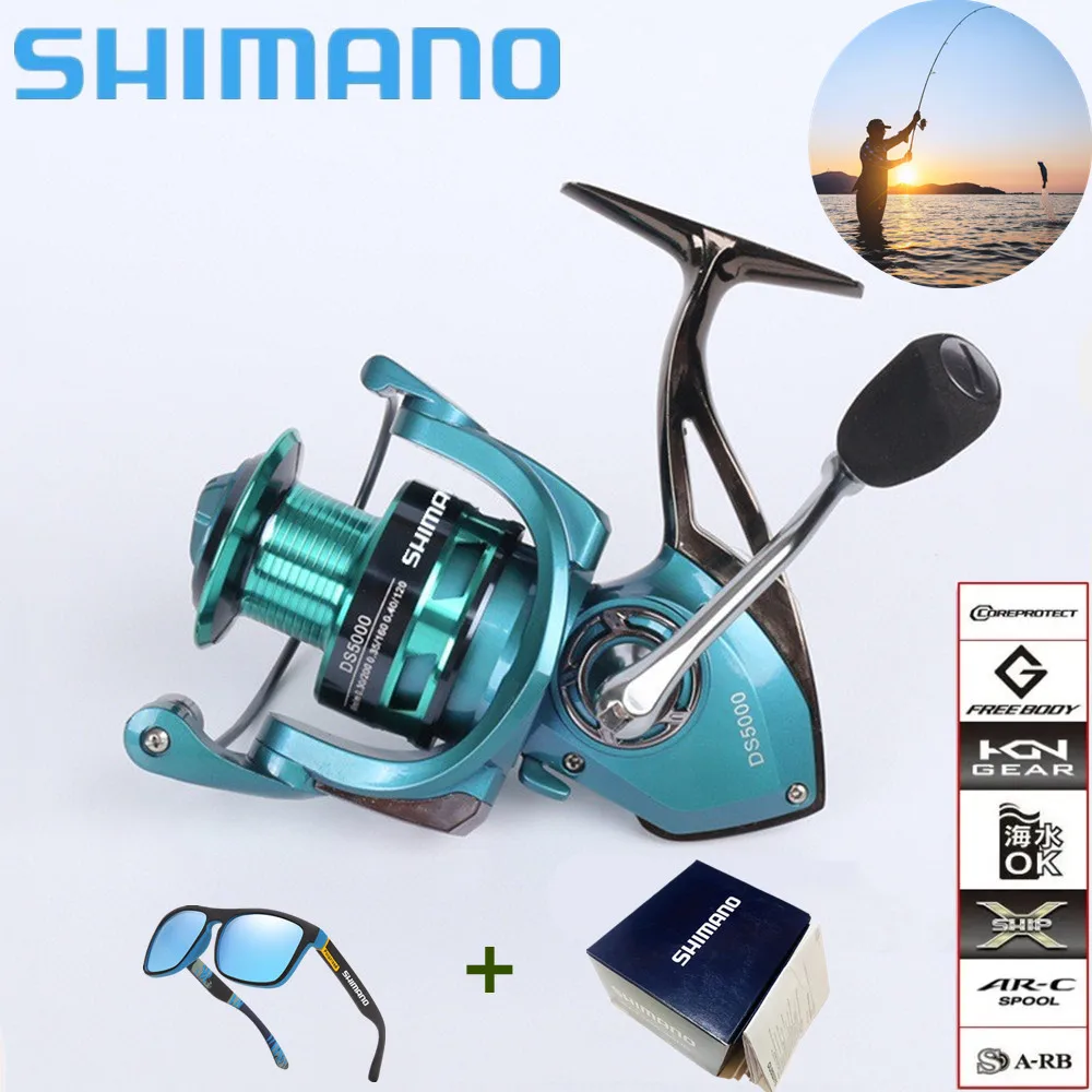 

SHIMANO All-Metal High Quality Max Drag 10KG Spool Fishing Reel Gear 5.2:1 Ratio High Speed Spinning Reel Casting Reel