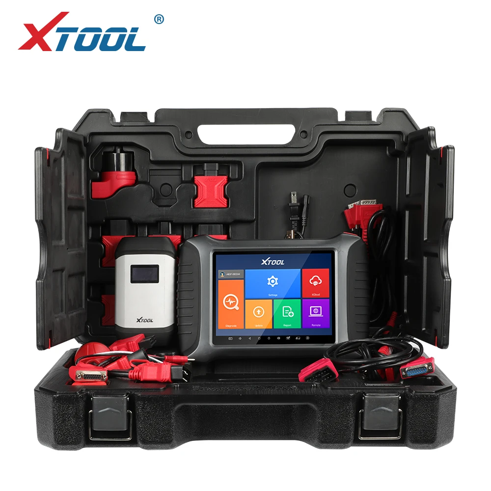 XTOOL-escáner de diagnóstico automotriz A80Pro para todos los sistemas, dispositivo con programa ECU/codificación bidireccional, 31 + funciones de reinicio, programador clave