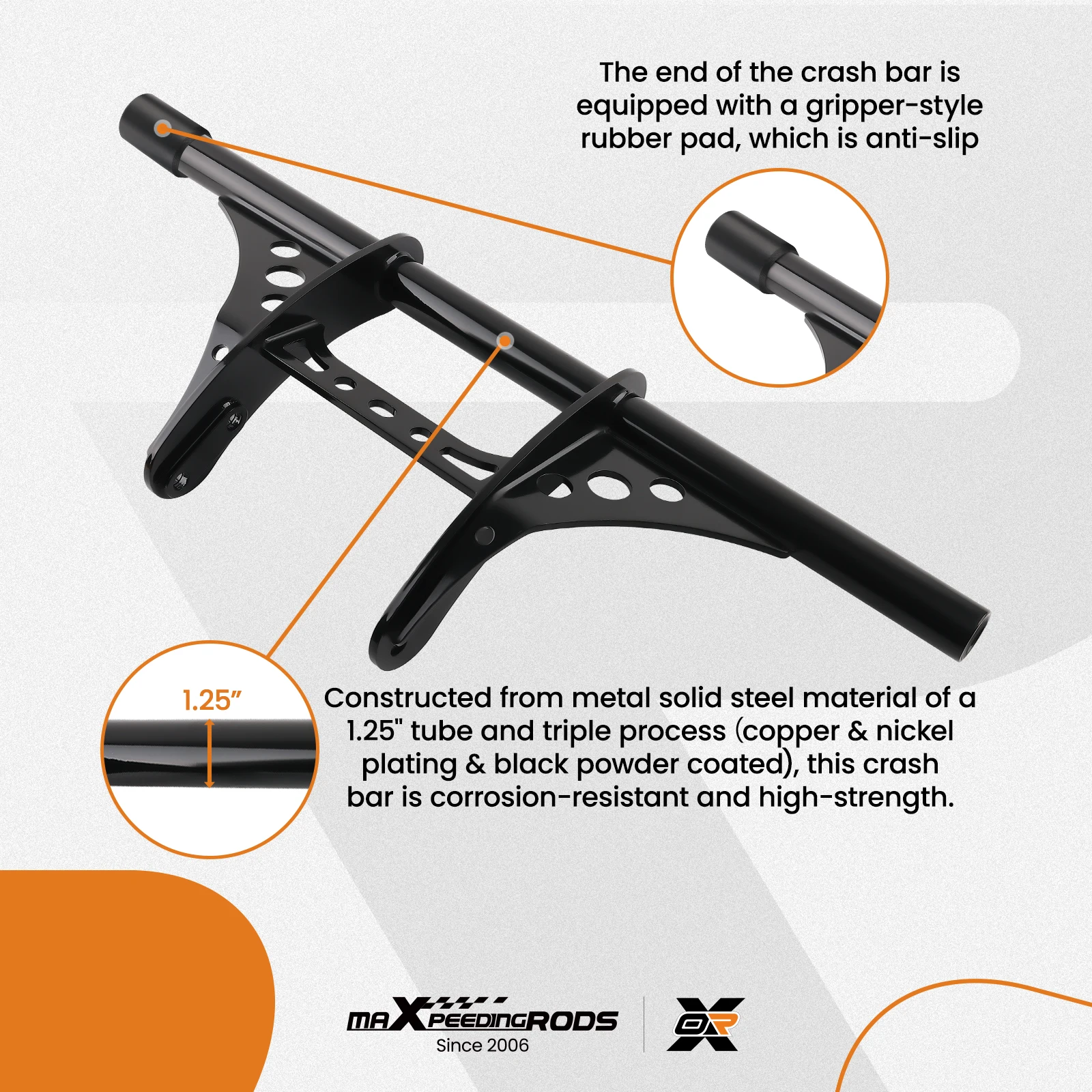 Защита двигателя Highway Crash Bar для Harley Sportster Iron 883 1200XL