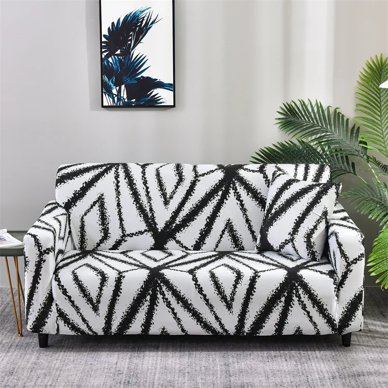 

Elastic Sofa Cover for Living Room Slipcover 1/2/3/4 Seater L-Shaped Corner Sectional Sofa Couch Armchair Cover Protector