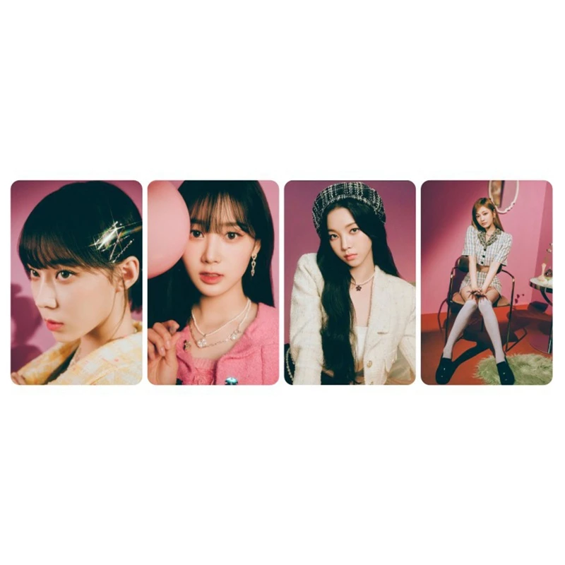 

4 шт./компл. Kpop Aespa 2022 походные поздравления ломо-карты Фотокарточка маленькая открытка для поклонников коллекционный подарок