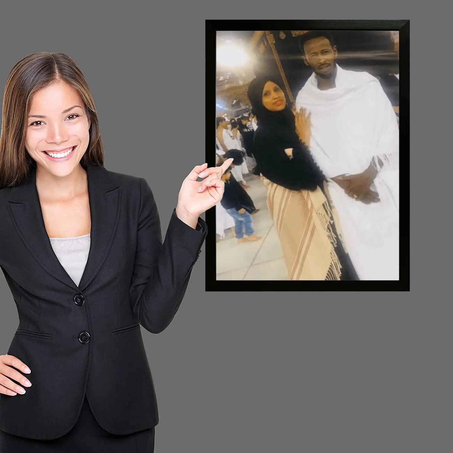 Ilhan omar холст художественный постер настенное искусство картина с принтом