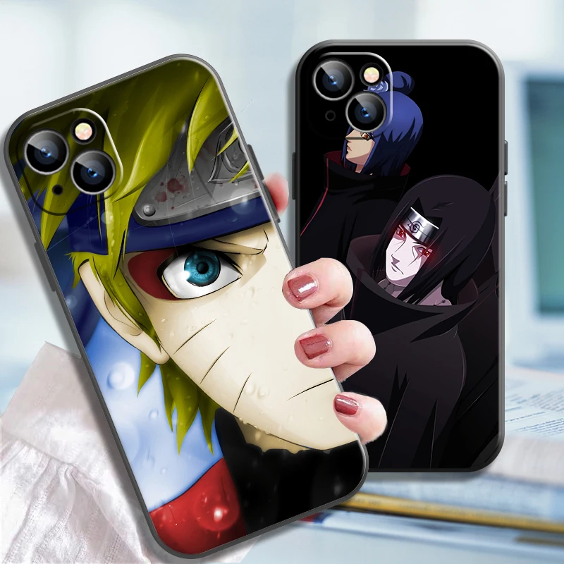 

Чехол Naruto And Sasuke для телефона iPhone 8 Plus X Xr Xs 6 6s 8 Plus 7 7P 11 12 13 Max Pro Mini SE 2020 S5z5 модный Ренессанс