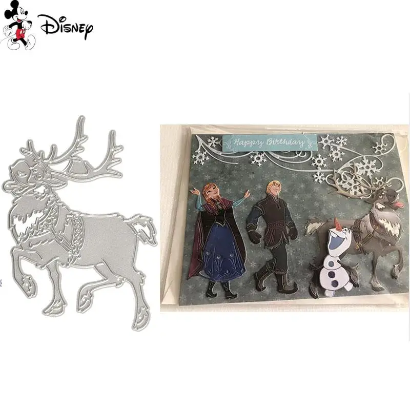 

Режущие штампы Disney «Холодное сердце» Sven для рукоделия, скрапбукинг, тиснение, бумажные открытки, рукоделие, изготовление, новинка 2022, штампы...