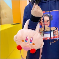 star kirby plush toy kawaii kirby backpack plushie free shipping anime stuffed bag purse stuffed animals toys for children gifts