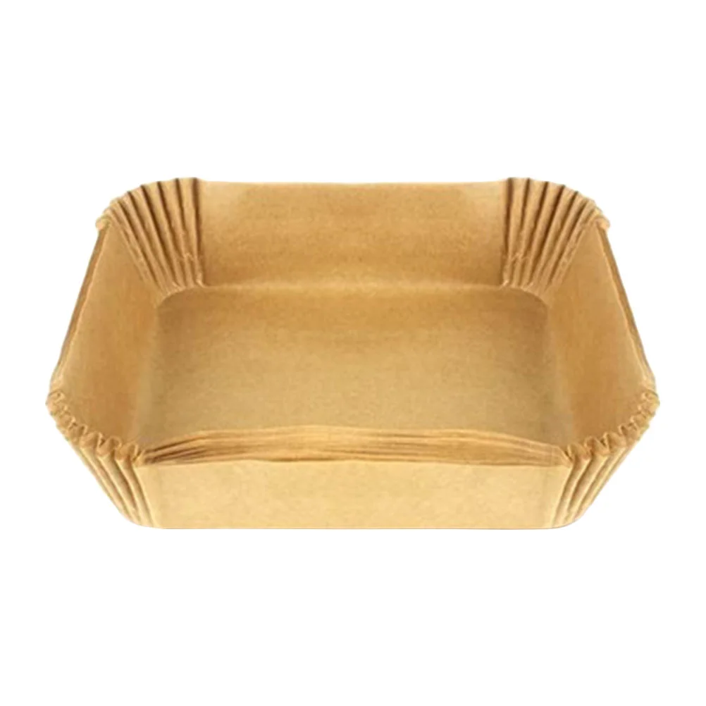 

50 Sheets Square Silicon Paper Sheets Air Fryer Basket Liner Air Fryer Paper Liners Oil Proof Parchment Sheets for Cooking