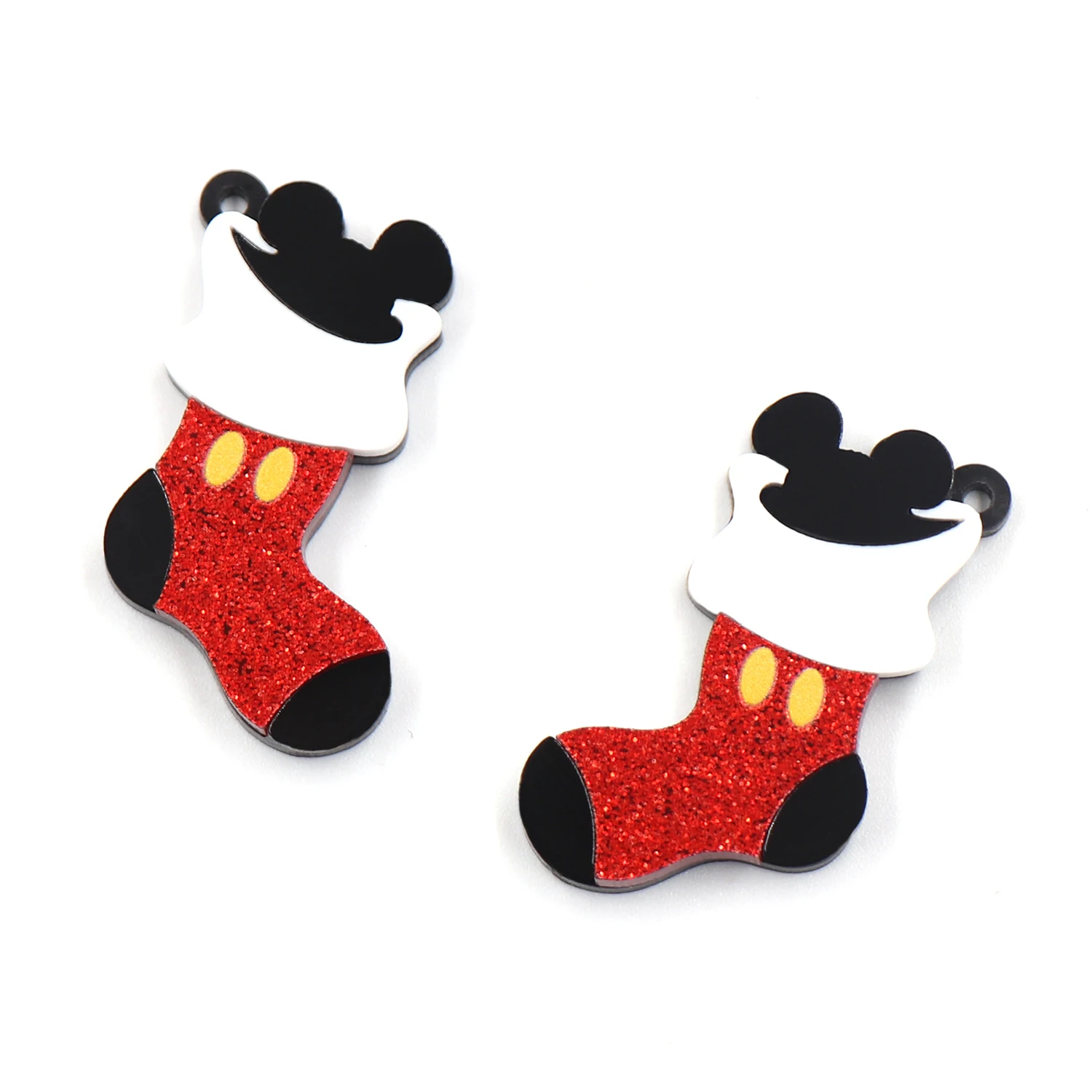 1 pair 38mm New product CN mouse Socks For earring acrylic women's cute jewelry accessories