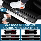 Для Chevrolet Bolt EV автомобильные карбоновые защитные наклейки на порог и багажник Автомобильная Накладка защита от царапин Наклейка Автомобильные аксессуары