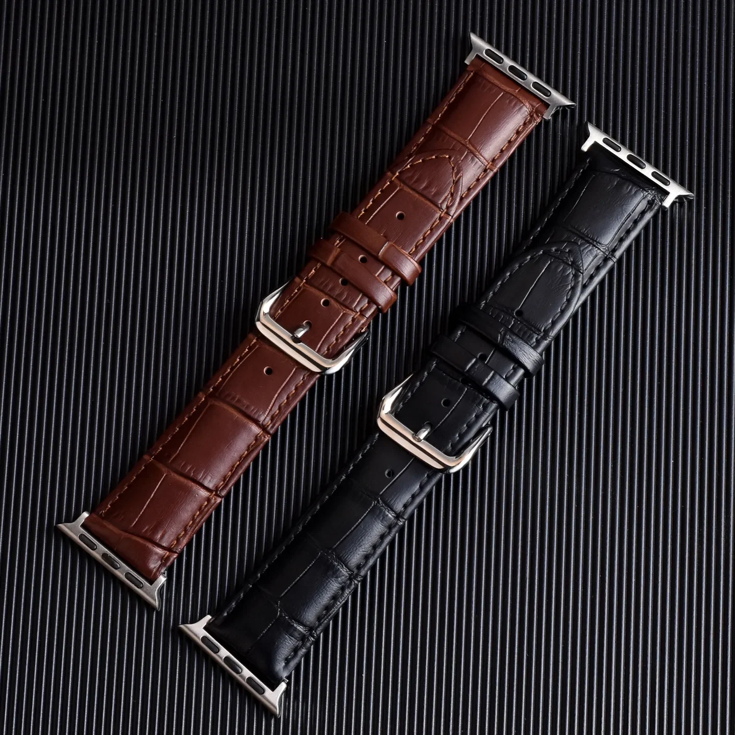 Belt Genuine Leather Band for Apple Watch 42MM 38MM 44MM 40MM 41MM 45MM Strap for iWatch 7 6 SE 5 4 3 2 1 Wristband