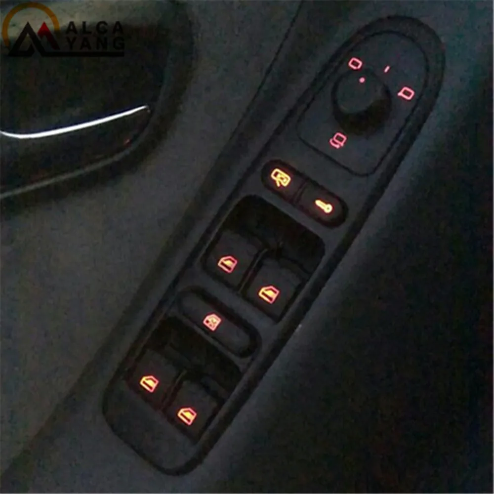 

1J4959857B 1J4 959 857B 1J4 959 857 B Power Window Lifter Switch For Audi A3 S3 A6 S6 RS6 Seat Toledo Leon Volkswagen VW Jetta