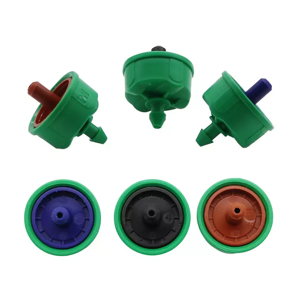 

100Pcs 2L/4L/8L Steady Flow Nozzles Automatic Pressure Compensation Emitter Garden Irrigation Watering Dripper