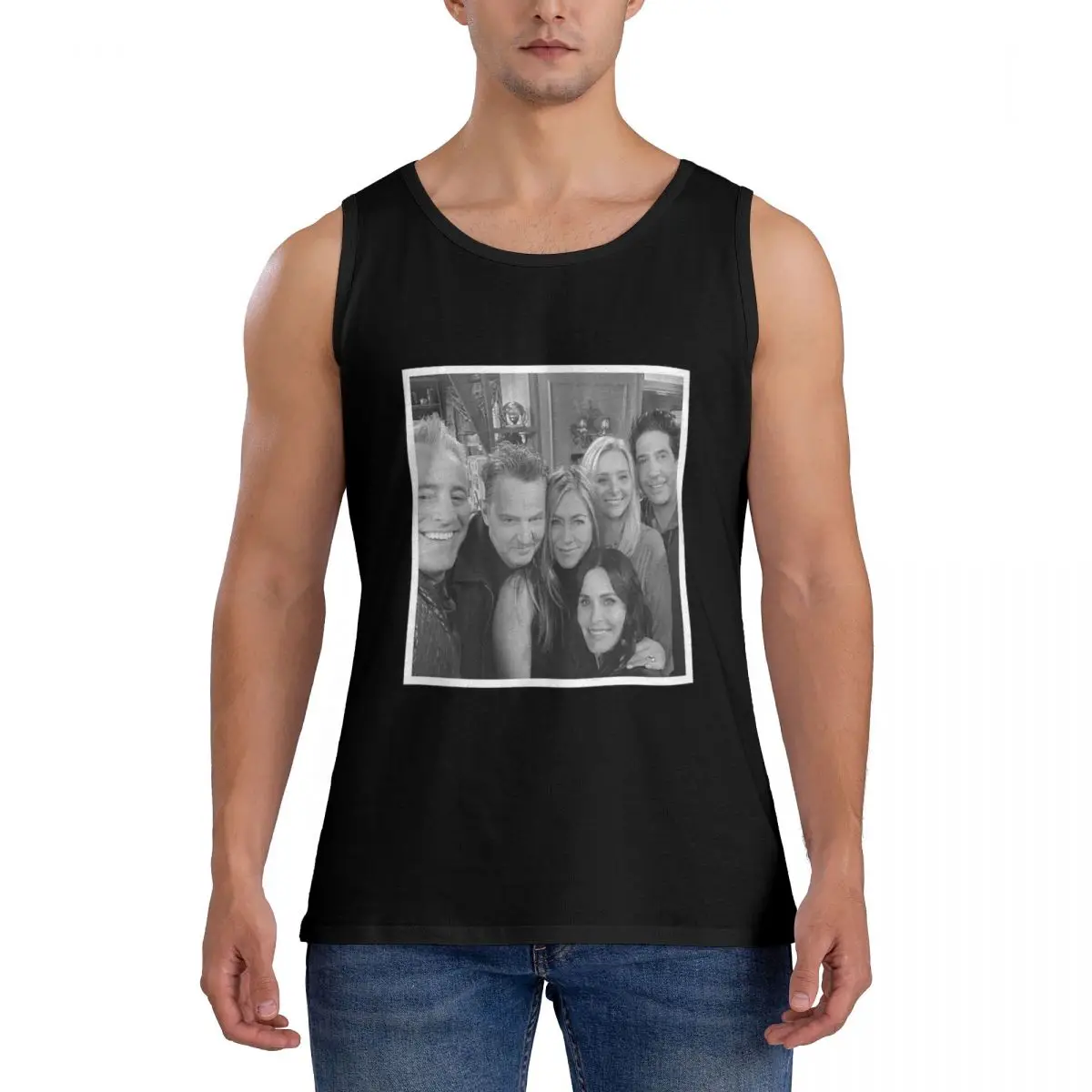 

Майка мужская без рукавов, 100% хлопок, для баскетбола