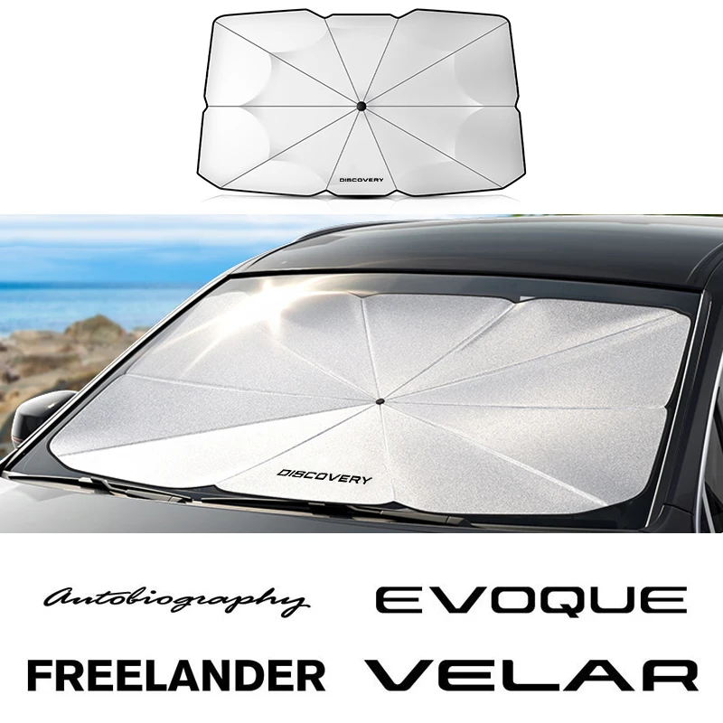 

Car Windshield Sun Shades Umbrella for Land Rover Discovery 3 4 2 Freelander Evoque Velar Autogiography SVR AUTO Accessories
