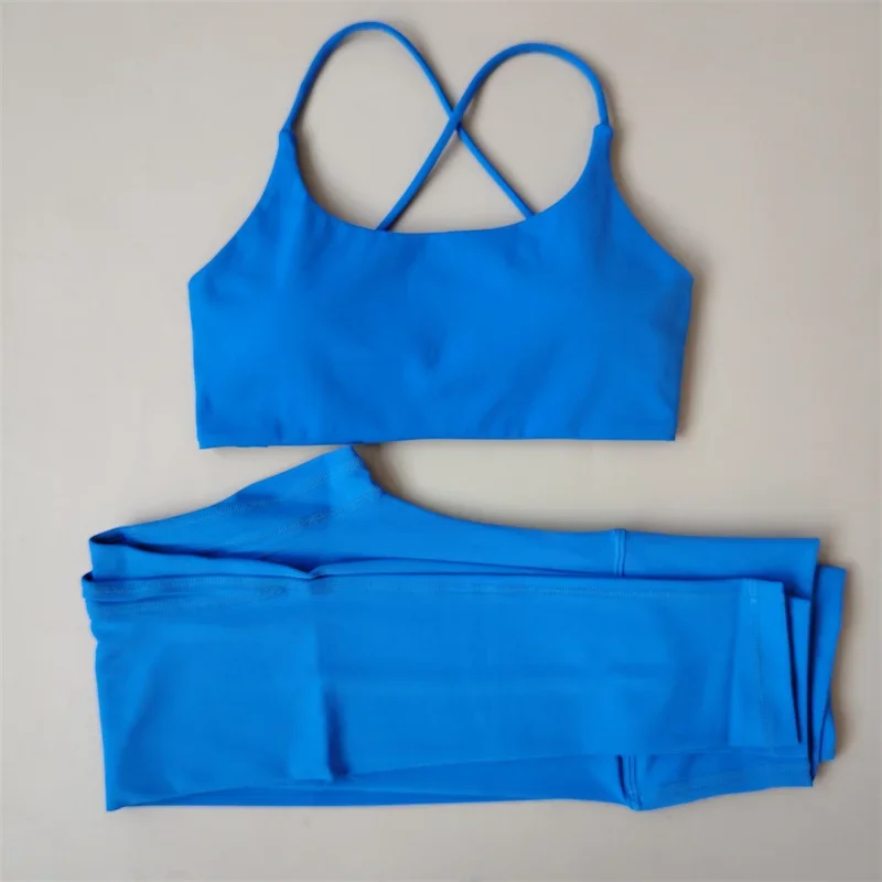 Костюм для йоги из 2 предметов женская спортивная одежда костюм пилатеса и