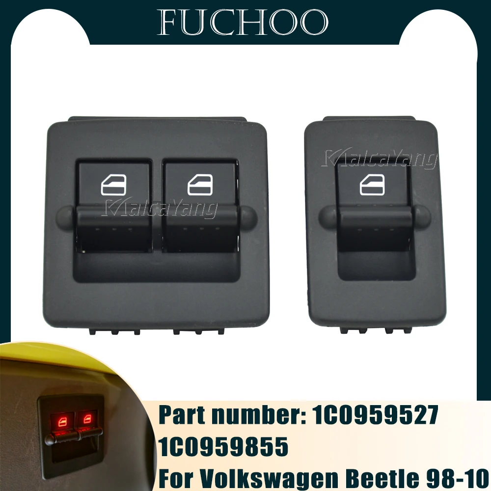 

Car Accessories Electric Power Master Window Switch Button For Volkswagen Beetle 1998-2010 1C0959527 1C0959855