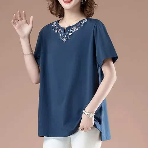 

Fashion Logo red Short 100% Fashion cotton Female T-Shirts Sleeve Women's Printing